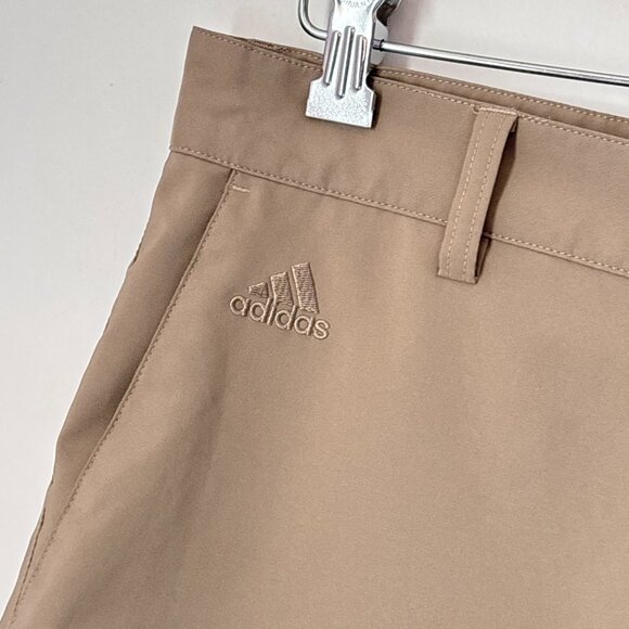 Adidas Men's Beige Neutral Minimalist Bermuda Dress Shorts Size 30 -d60 - Picture 5 of 15